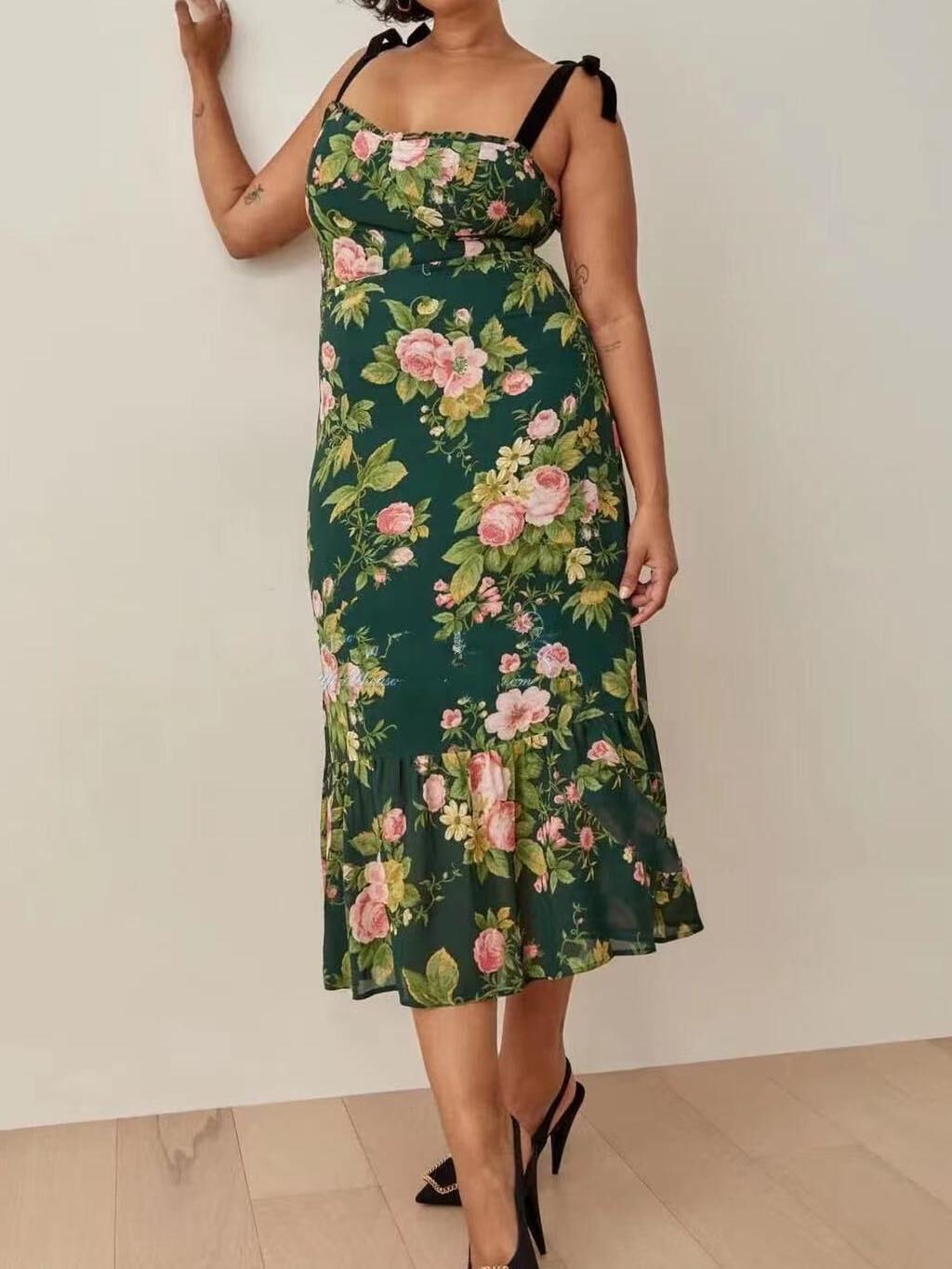 Women's Lace Floral Dress