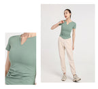 Quick-Dry Slim Fit Yoga T-Shirt