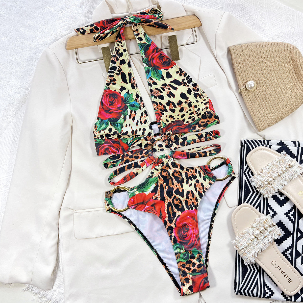 Foreign Single One-piece Swimwear