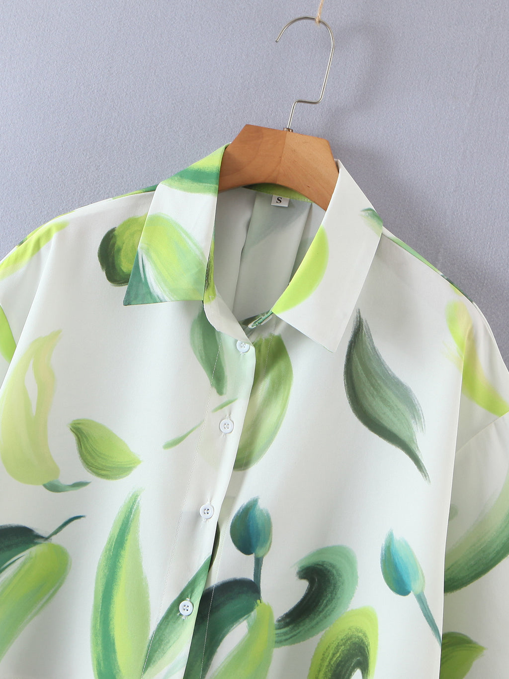 Women's Spring New Swing Collar Top and Shorts Two-Piece Set