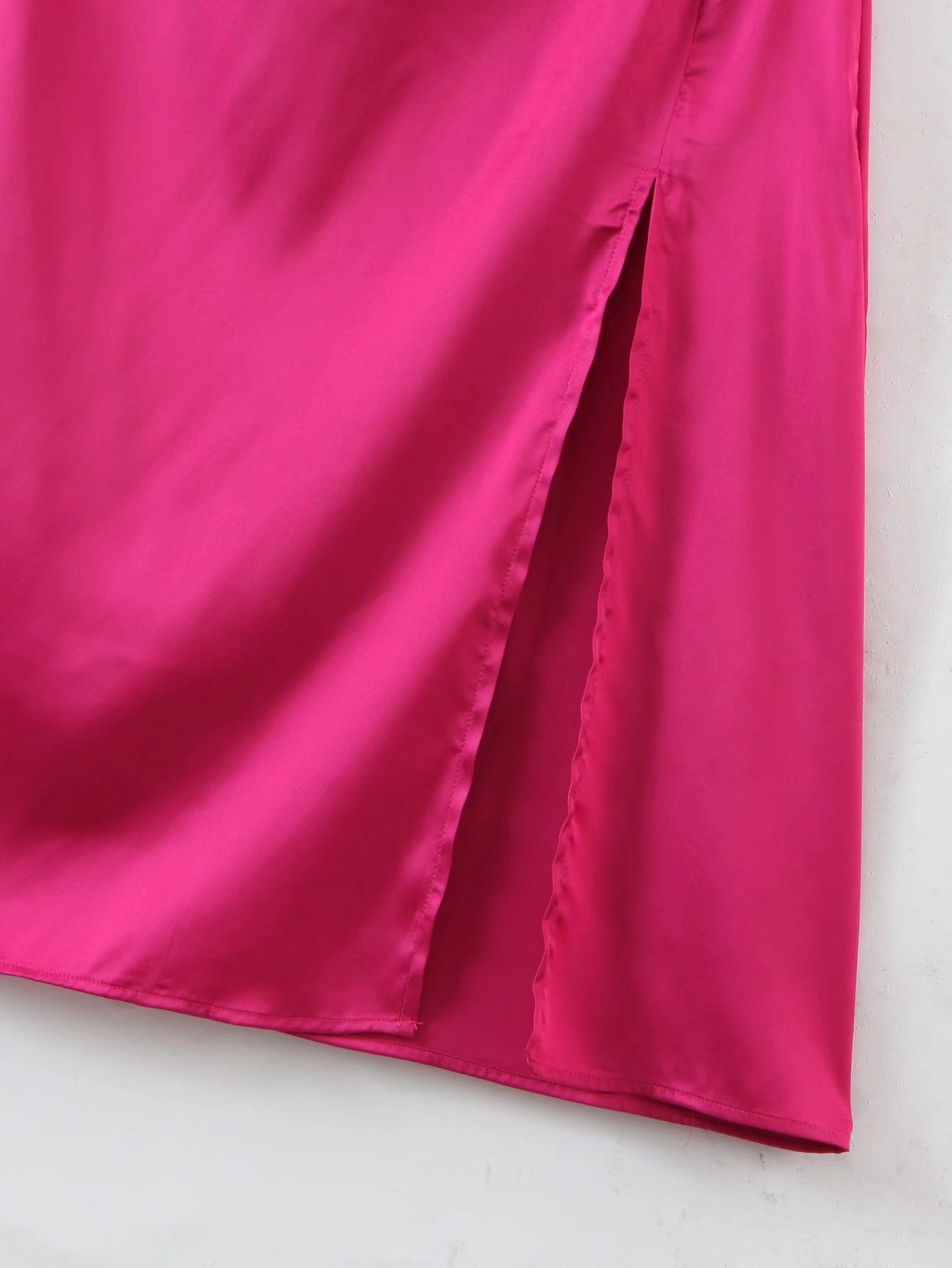 Women's Summer Women Clothing New Satin Strap Dress