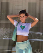 Women's Love Graphic Cropped T-Shirt