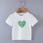 Women's Love Graphic Cropped T-Shirt