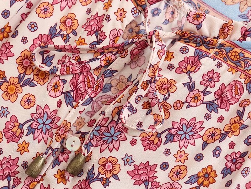 Women's Spring Summer Positioning Rayon Short Sleeve Dress