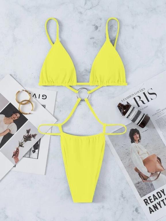 Blue Swimming Bra Lingerie