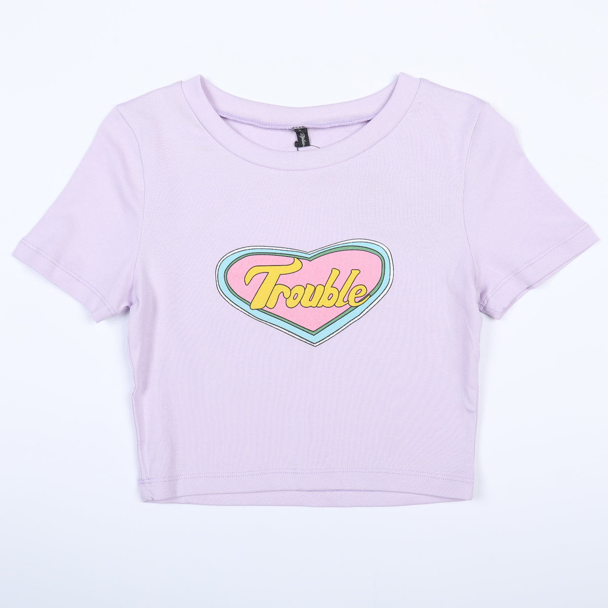 Women’s Vintage Heart Graphic Slim Fit T Shirt