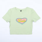 Women’s Vintage Heart Graphic Slim Fit T Shirt