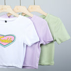 Women’s Vintage Heart Graphic Slim Fit T Shirt