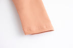 Pleated V Neck Stretch Bodysuit
