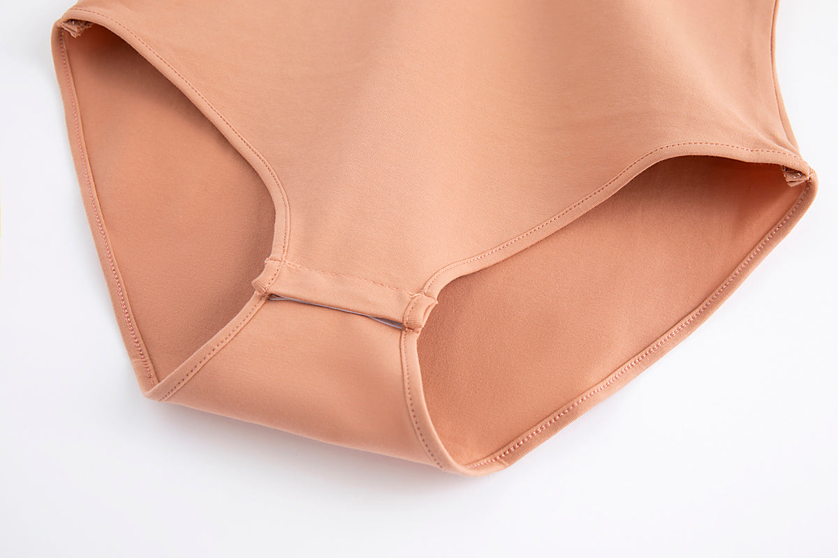 Pleated V Neck Stretch Bodysuit