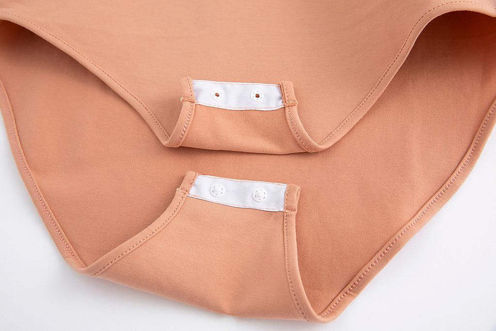 Pleated V Neck Stretch Bodysuit