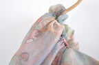 Women's Organza Printed Pattern Princess Dress