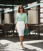 Women's Spring Autumn Street Same Casual Women Loose Lapels Single-Breasted Shirt Women