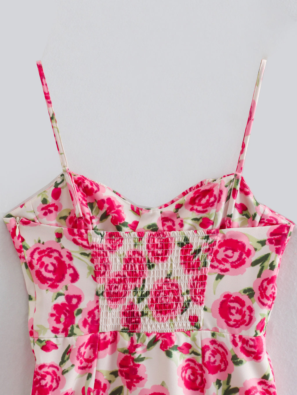 Women's Spring Women Floral Print Corset Dress