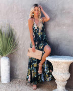Women's Popular Dress Sexy Backless Large Swing Dress For Women