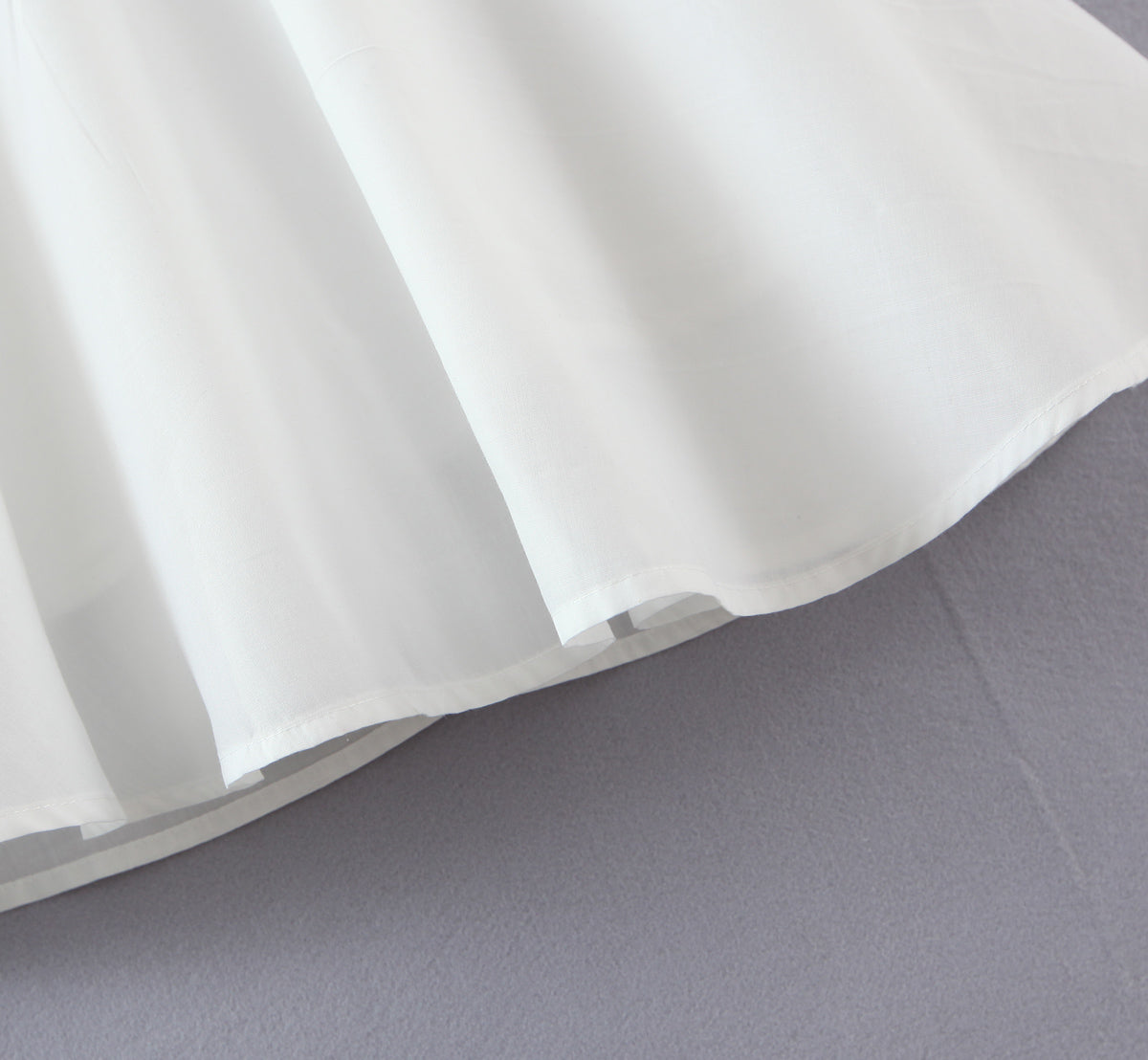 Women's Spring Women Shoulder Bow Pure White Holiday Waist Dress
