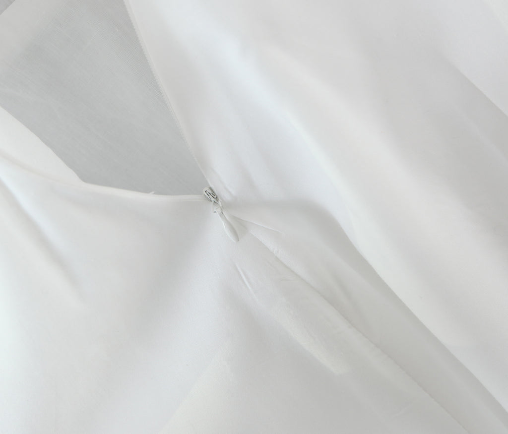 Women's Spring Women Shoulder Bow Pure White Holiday Waist Dress