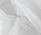 Women's Spring Women Shoulder Bow Pure White Holiday Waist Dress