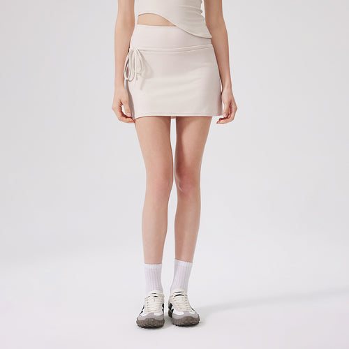 A line Skirt High Waist Running Sports Short Skirt Women Faux Two Piece Anti Exposure Badminton Tennis Skirt Fitness Pants Yoga Skirt (Runs Small)