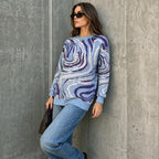 Women's Asymmetric Knit Sweater