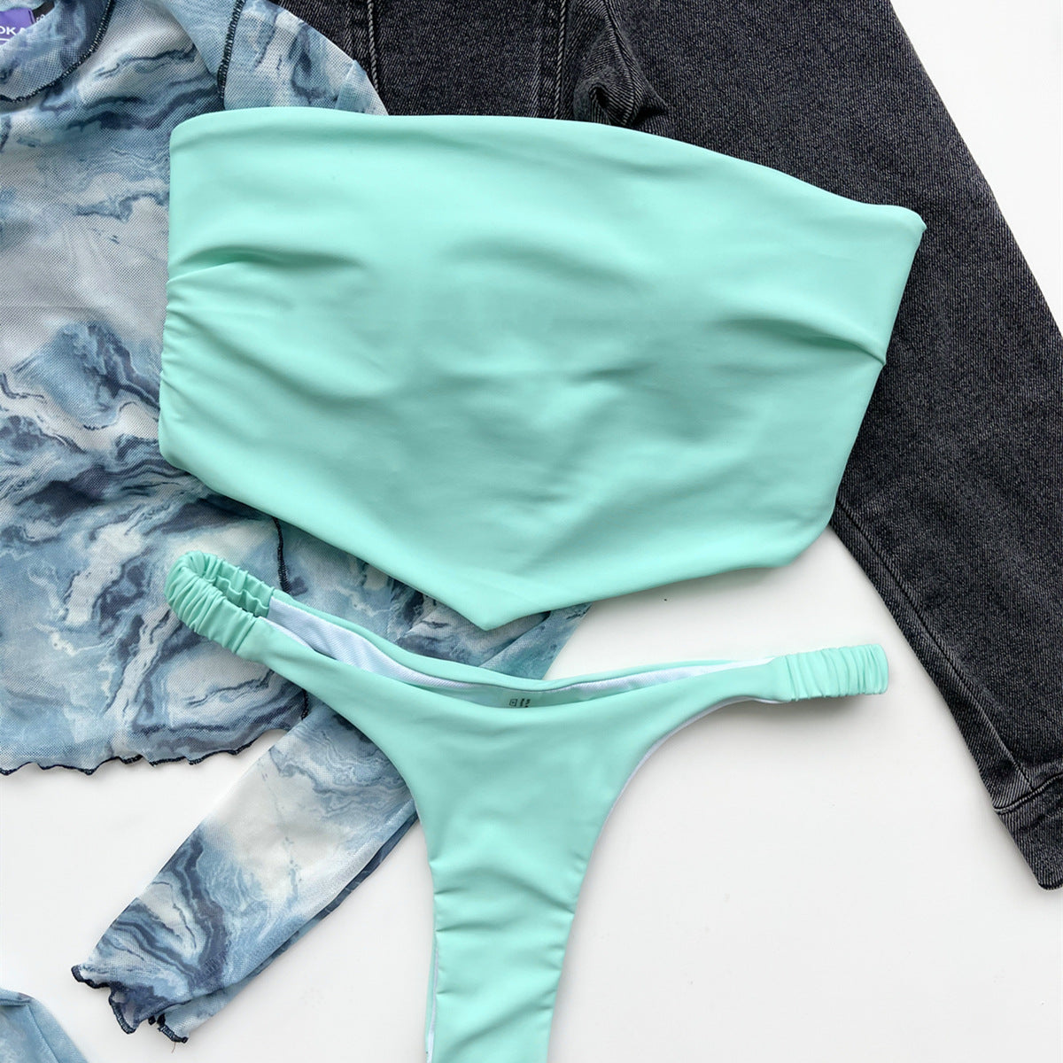Split Bikini Swimwear