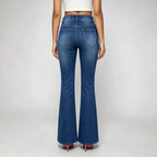 Women's Bootcut Wide-Leg Denim Pants