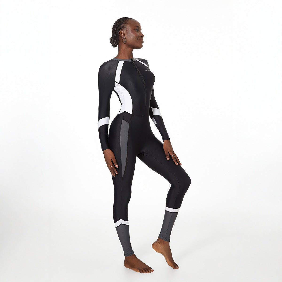 Long Sleeved One-piece Swimwear
