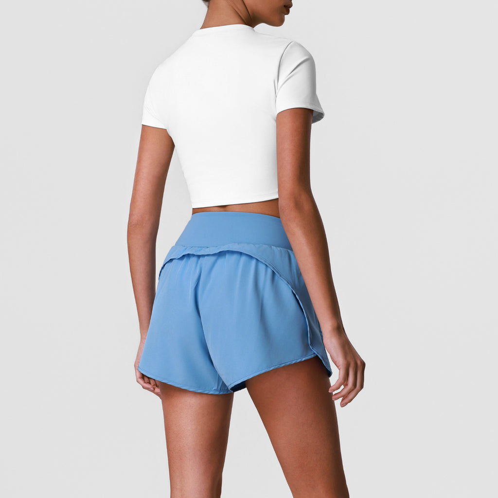 Sky Blue and White