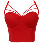 's Non Slip Triangle Strap Vest Shaping Corset With Steel Ring Top