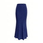 Summer Women Clothing Sexy Dot Mesh Skirt Slim Fit Sheath Skirt