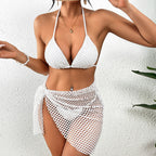 Solid Color Bikini Swimwear