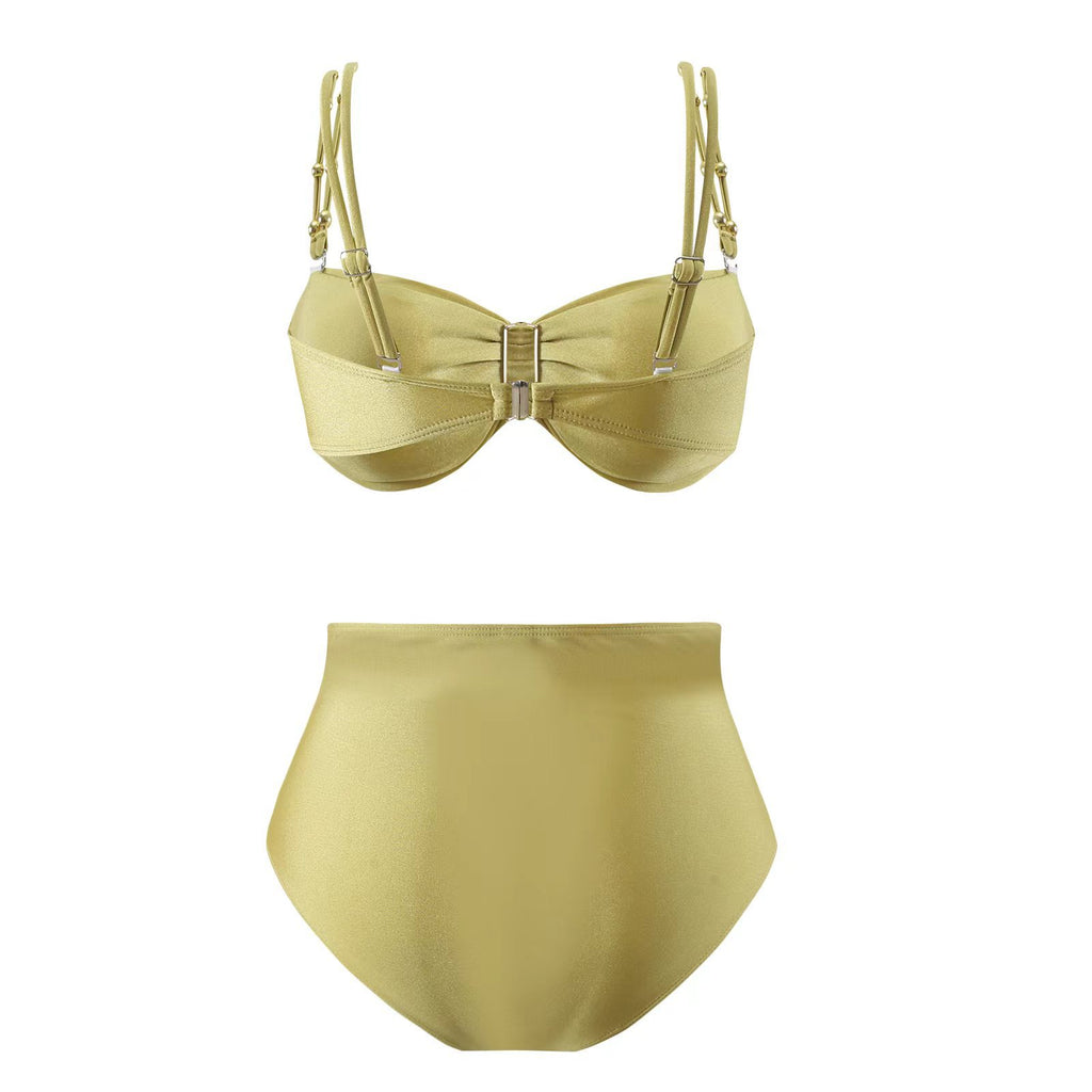 Split Three Bikini Swimwear