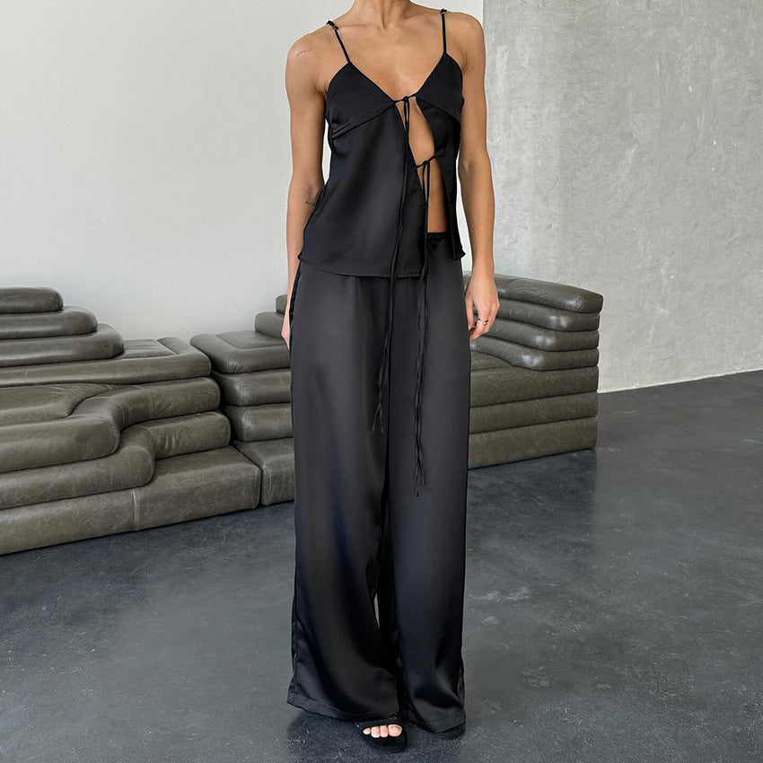 Summer Solid Pajamas Lingerie