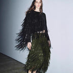 Sequin Tassels Party Skirt Autumn Winter
