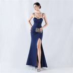 Women's Boning Corset Waist Trimming Lace Up Satin Annual Shapewear