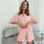 Crepe Pajamas Lingerie