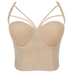 's Non Slip Triangle Strap Vest Shaping Corset With Steel Ring Top