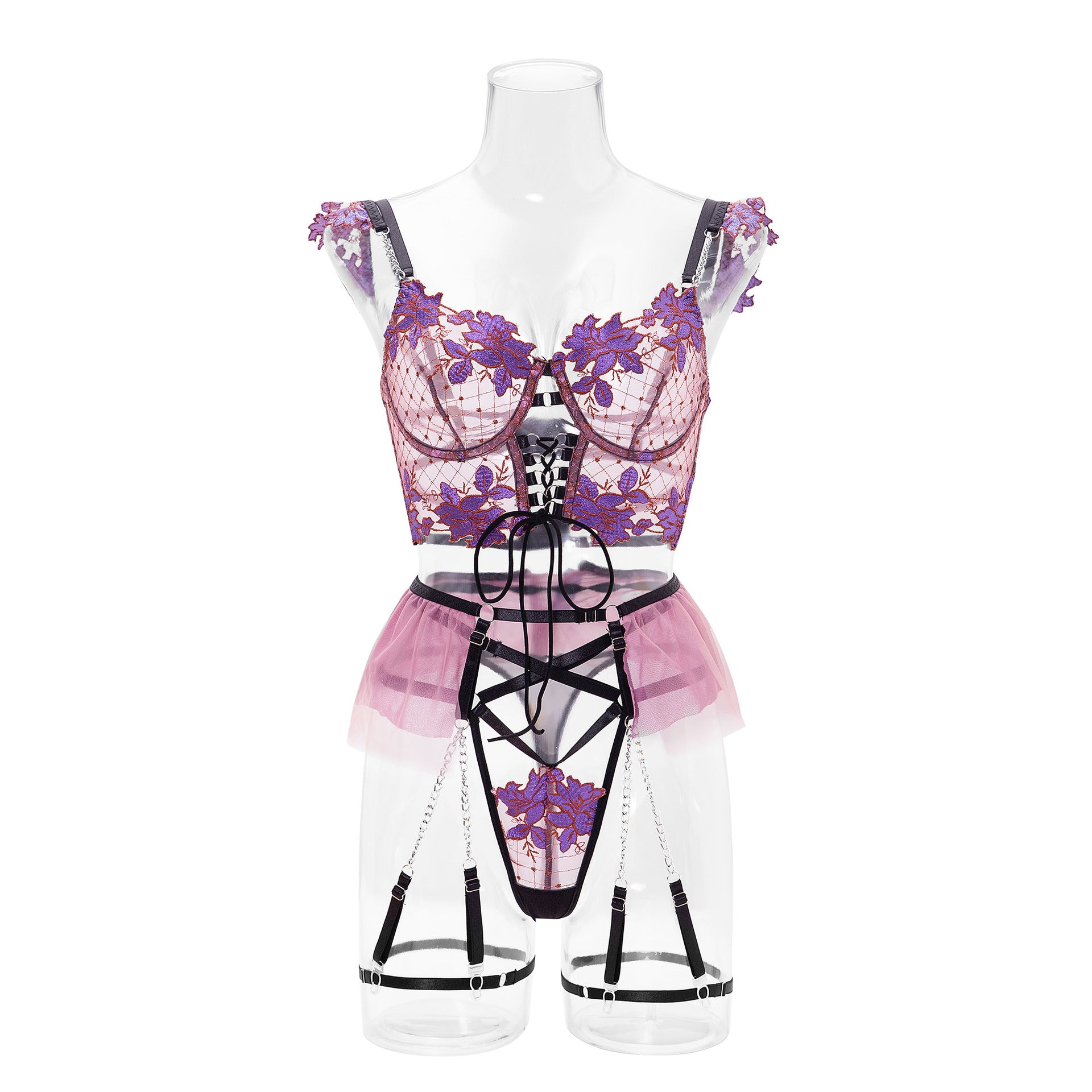 Thin Embroidery Underwear Lingerie
