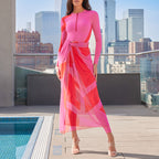 Long Sleeved One-piece Swimwear