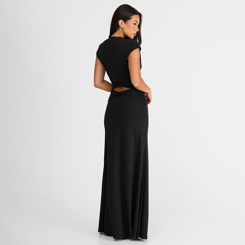 Women's Maxi Short Sleeve Dress