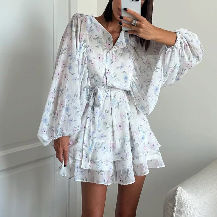 Women's Lace Floral Dress