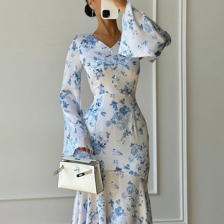 Women's Sheath Long Sleeve Dress