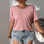 Women's Plus Size Relaxed Knit Top
