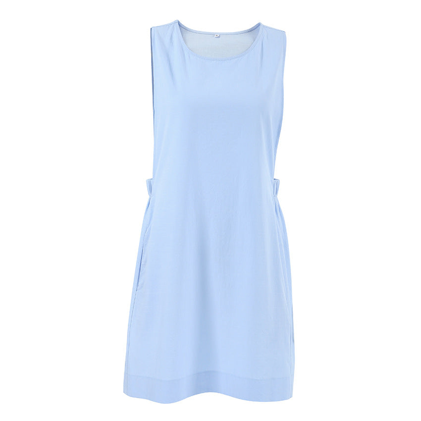 Sleeveless One-piece Swimwear