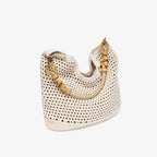 Women's Hand-Crocheted Woven Tote Bag
