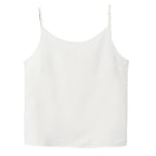 Women's Ramie Linen Round Neck Sleeveless Top