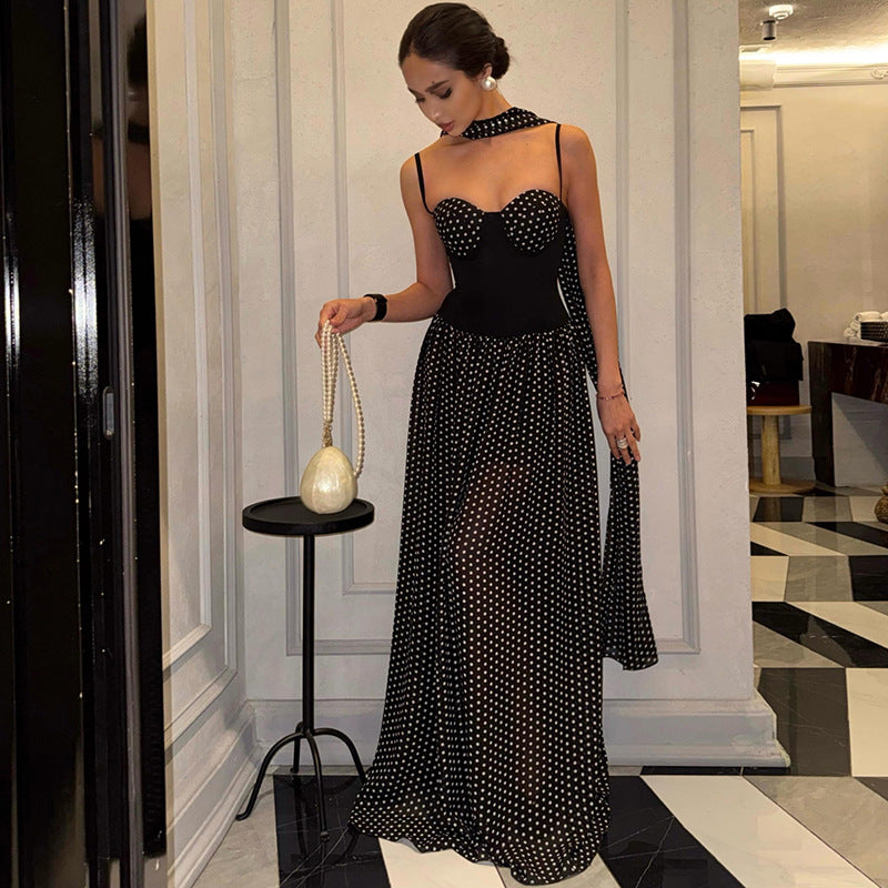 Women's Backless Slip Dress