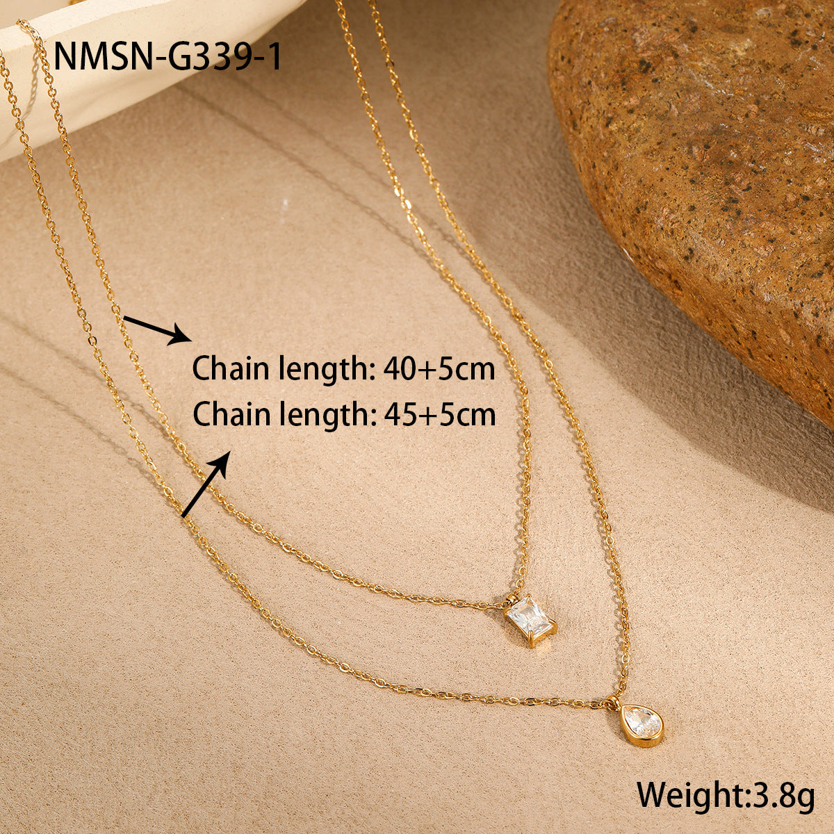 Gold Double-Layer Necklace