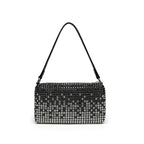 Women's Rhinestone Chain Crossbody Evening Bag