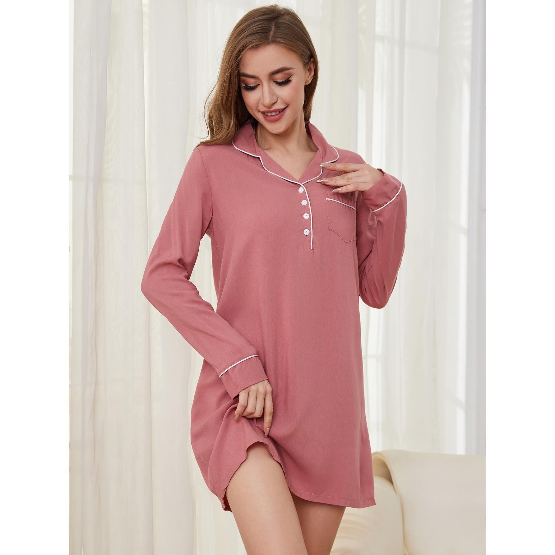 Long Sleeved Pajamas Lingerie